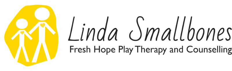 linda name logo badscript
